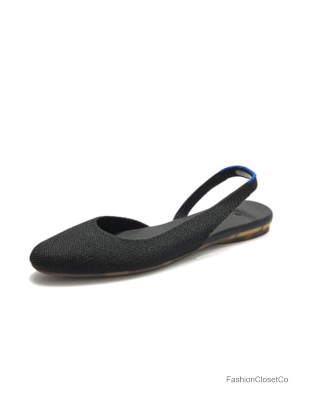 Women's Slingback Ballet Flats - Machine Washable Recycled Knit - Runs Large